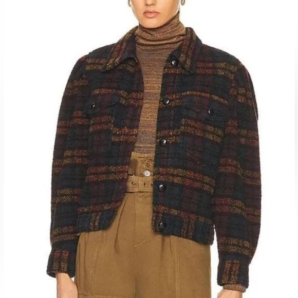 NWT Isabel Marant Leiko Wool Coat, Size 40 / US 8 - Picture 4 of 16